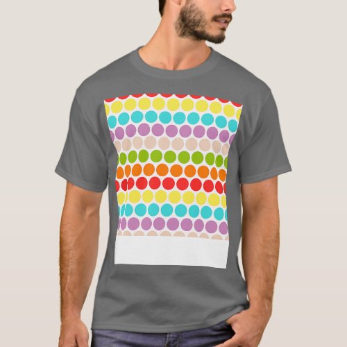 Colorful pattern Reusable Stretchable Washable Uni T_Shirt