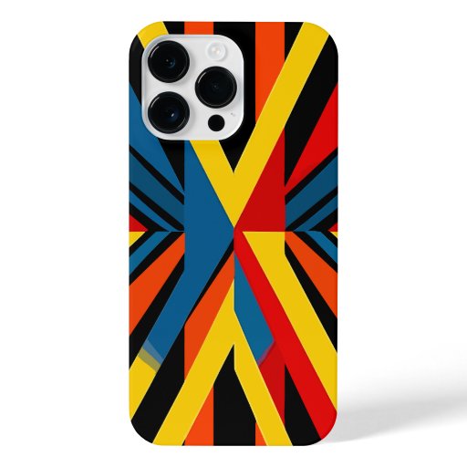 Colorful pattern Super Hero iPhone 14 Pro Max Case