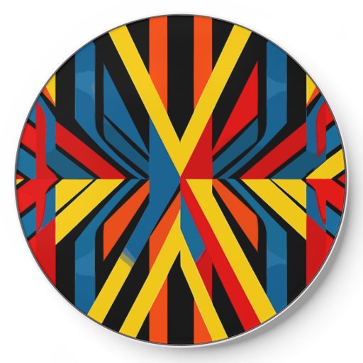 Colorful pattern Super Hero Wireless Charger