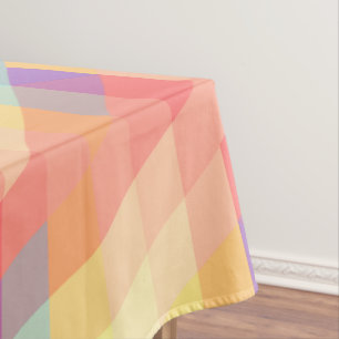 Colorful pattern tablecloth