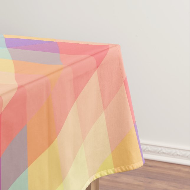 Colorful pattern tablecloth (In Situ)