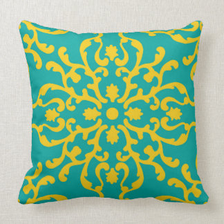 colorful pattern throw pillow