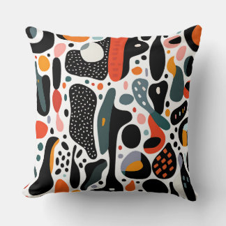 Colorful Pattern Throw Pillow