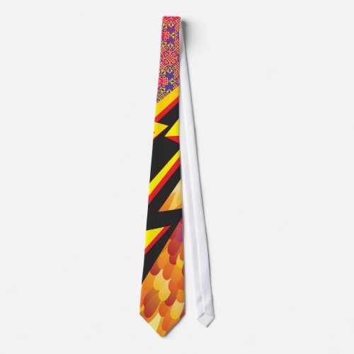 Colorful pattern tie Flash Gordon