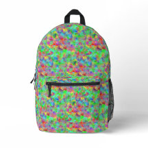 Colorful pattern with cubistic motifs