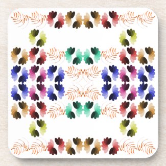Colorful Patterned Coasters (Oval Gradients) #2