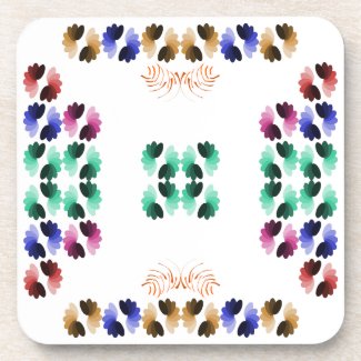 Colorful Patterned Coasters (Oval Gradients) #3