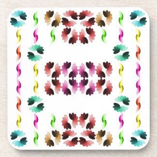 Colorful Patterned Coasters (Oval Gradients) #4
