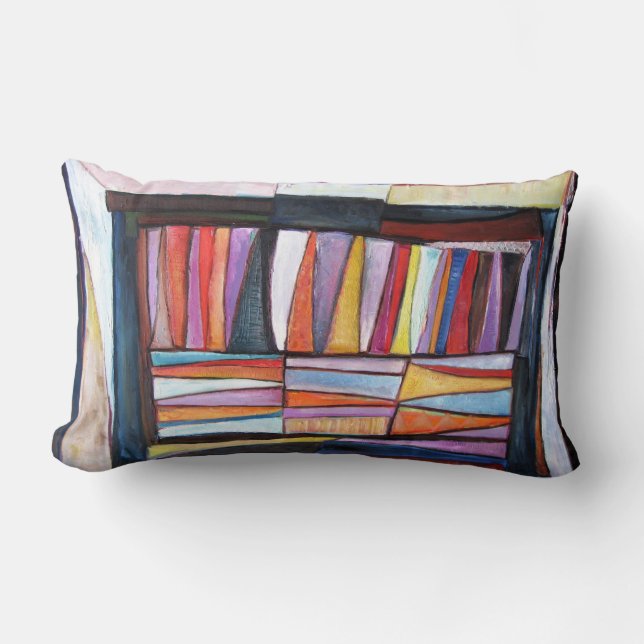 Colorful patterned pillow (Front)