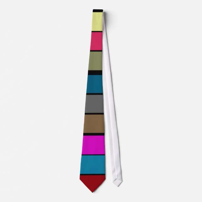Colorful Patterned Tie Customize (Front)