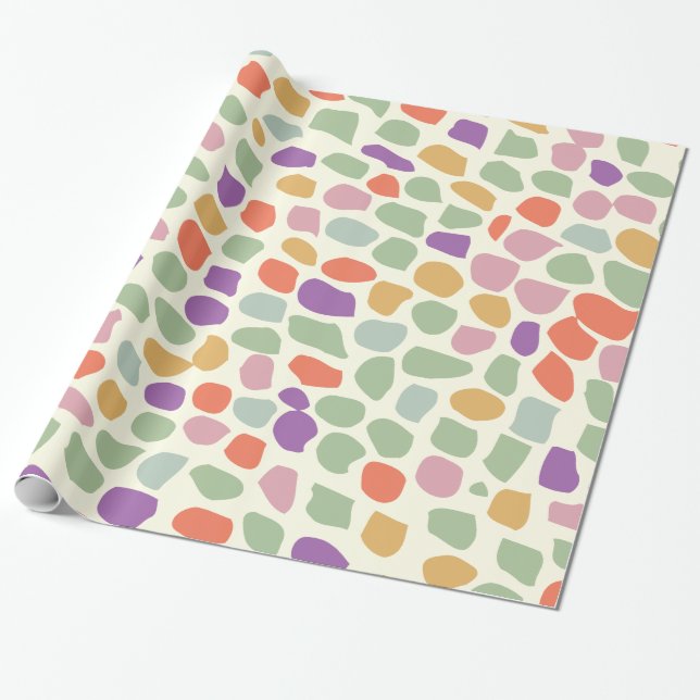 colorful patterned wrapping paper (Unrolled)