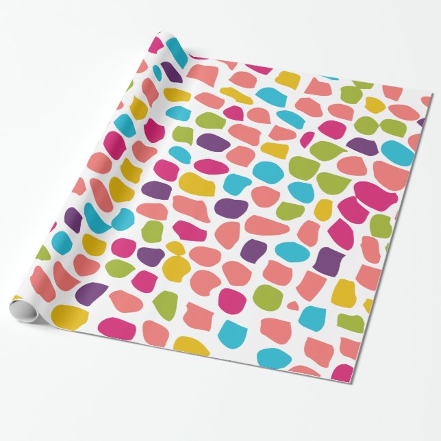 colorful patterned wrapping paper (Unrolled)
