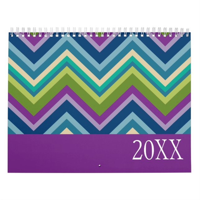 Colorful Patterns and Funky Designs Calendar (Cover)