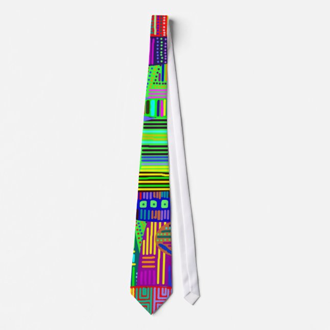 COLORFUL PATTERNS, COLORFUL PATTERNS, COLORFUL ... TIE (Front)