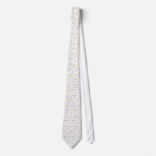 Colorful patterns of polka dots on ties