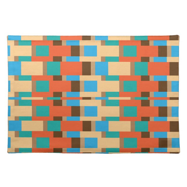 colorful patterns placemat (Front)