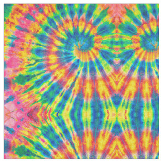 Colorful Patterns Tie-dye Hippie Fabric