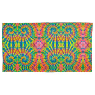 Colorful Patterns Tie-dye Hippie Pillow Case