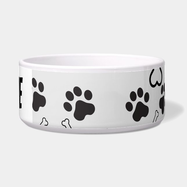 Colorful Paw - Best Dog Mom Bowl (Front)