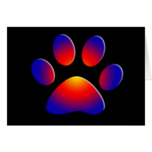 COLORFUL PAW CARDS