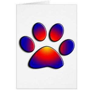 COLORFUL PAW CARDS
