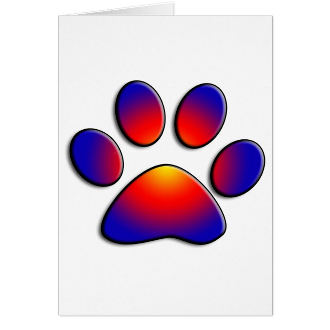 COLORFUL PAW CARDS (Front)