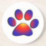 COLORFUL PAW COASTER