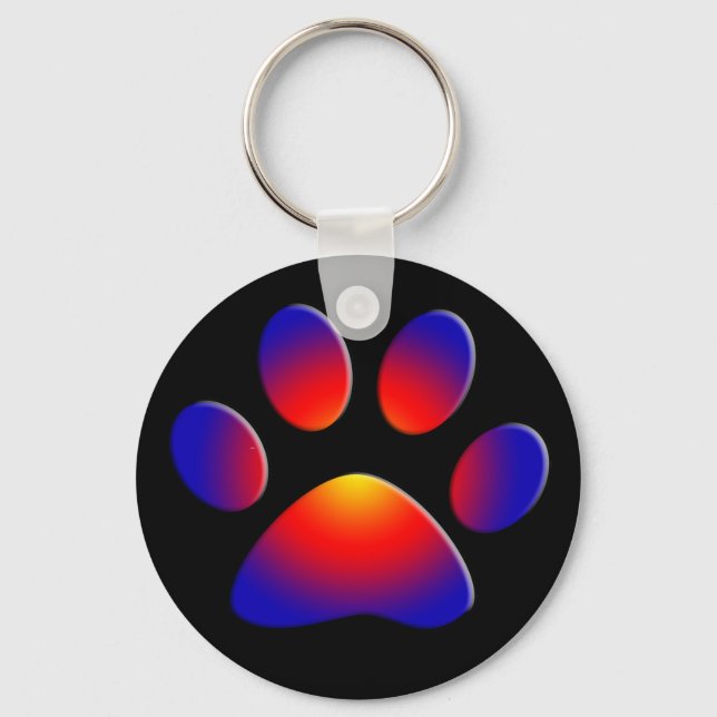 COLORFUL PAW KEYCHAIN (Front)