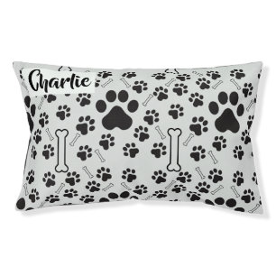 Colorful Paw Print - Best Dog Mom Pet Bed