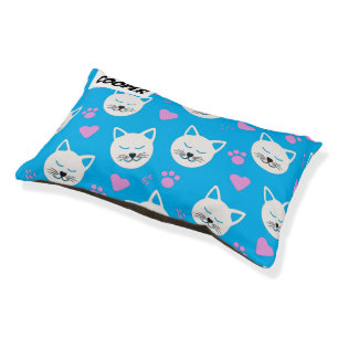 Colorful Paw Print - Best Dog Mom Pet Bed