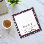Colorful Paw print veterinarian doctor Notepad<br><div class="desc">This colorful paw print notepad is a great way to send personalized notes to clients or veterinary staff.</div>