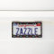 Colorful Paw Prints Design License Plate Frame