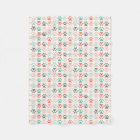 Colorful Paw Prints Doggie Blanket
