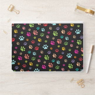 Colorful Paw Prints HP Laptop Skin