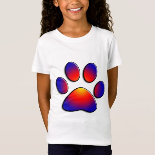COLORFUL PAW T_Shirt