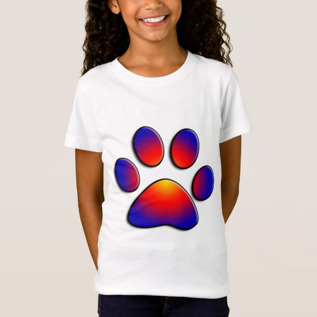 COLORFUL PAW T-Shirt (Front)