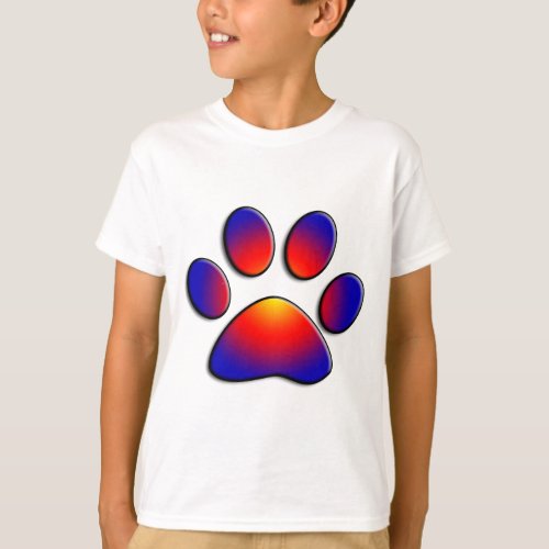 COLORFUL PAW T_Shirt