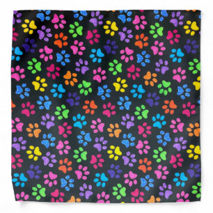 Colorful Paws Bandana