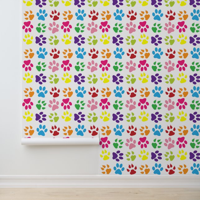 Colorful Paws, Dog Paws, Cat Paws Wallpaper (Application)