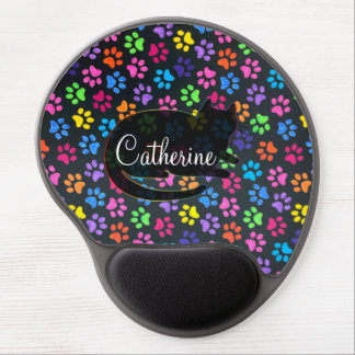 Colorful Paws Gel Mouse Pad