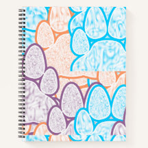 Colorful Paws Illusion Notebook