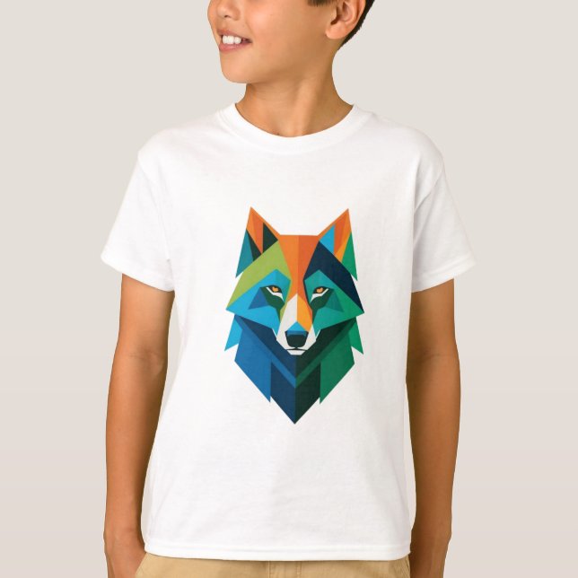 "Colorful Paws Kids' Dog Tee (Front)