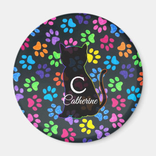 Colorful Paws Magnet