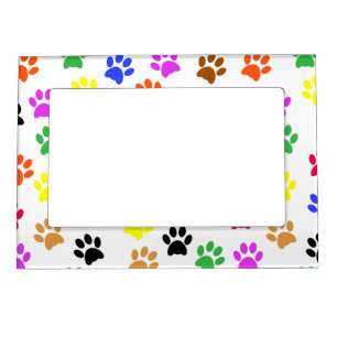 Colorful Paws Magnetic Frame