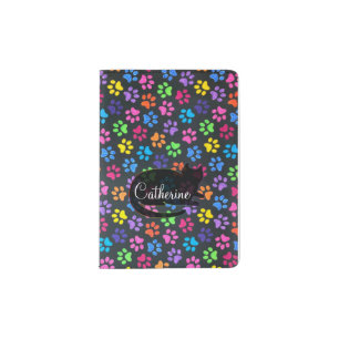 Colorful Paws Passport Holder
