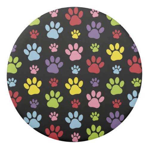 Colorful Paws Paw Pattern Paw Prints Dog Paws Eraser