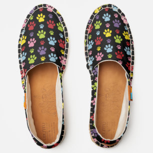 Colorful Paws, Paw Pattern, Paw Prints, Dog Paws Espadrilles