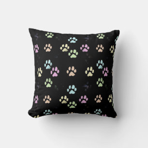 Colorful Paws Pillow