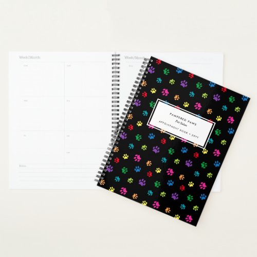 Colorful Paws Professional Pet Salon Appointment Planner
