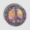 Colorful Peace Car Magnet